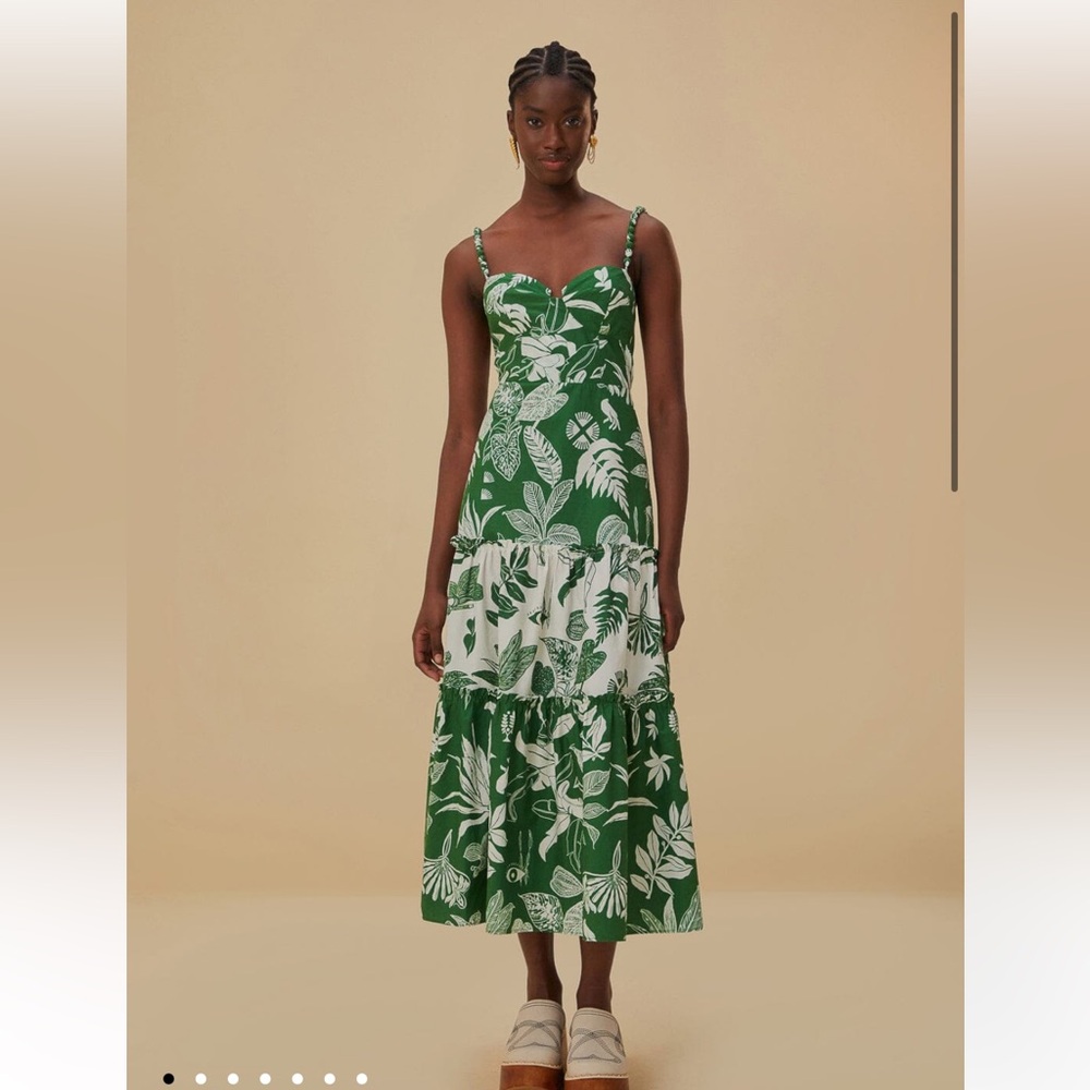 NWT Farm Rio Forest Soul Mix Midi Dress